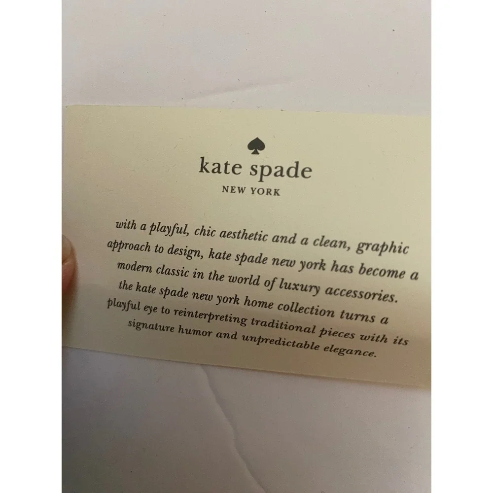 Kate Spade Lenox I Married Adventure Trinket Tray Zebra Print Porcelain 871387